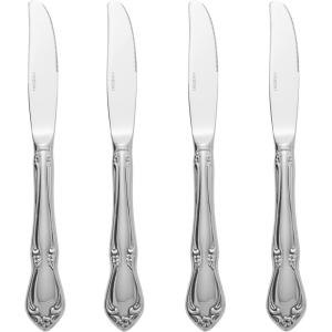 imageOneida BabyChild Chateau 6Piece Progress Flatware Set SilverDinner Knives  Set of 4