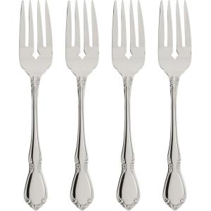 imageOneida BabyChild Chateau 6Piece Progress Flatware Set SilverSalad Forks  Set of 4