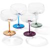 imageOneida 895928 Bottoms Up Wine Glasses Set Of 4Cocktail Glasses  Set of 4