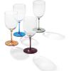imageOneida 895928 Bottoms Up Wine Glasses Set Of 4Wine Glasses  Set of 4