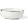 imageOneida 896602 24 Seven Black Rim 12Piece Dinnerware SetWhite with Black Rim