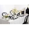 imageOneida 896602 24 Seven Black Rim 12Piece Dinnerware SetWhite with Black Rim