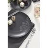 imageOneida 897393 Roseto 12Piece Dinnerware Set French BlueCharcoal