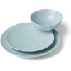 imageOneida 897393 Roseto 12Piece Dinnerware Set French BlueFrench Blue