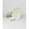 imageOneida 897393 Roseto 12Piece Dinnerware Set French BlueSoft Sage