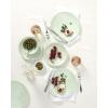imageOneida 897393 Roseto 12Piece Dinnerware Set French BlueSoft Sage
