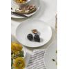 imageOneida 897393 Roseto 12Piece Dinnerware Set French BlueWhite