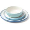 imageOneida 897982 247 Colors 12Piece Dinnerware Set TurquoiseTurquoise