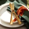 imageOneida Aptitude Everyday Flatware Dinner Knives Set of 6  180 Stainless Steel Silverware Set Dishwasher Safe20Piece Flatware Set  Gold