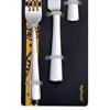 imageOneida Aptitude Everyday Flatware Dinner Knives Set of 6  180 Stainless Steel Silverware Set Dishwasher Safe3Piece Childs Flatware Set
