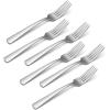 imageOneida Aptitude Everyday Flatware Dinner Knives Set of 6  180 Stainless Steel Silverware Set Dishwasher SafeDinner Forks  Set of 4