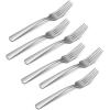 imageOneida Aptitude Everyday Flatware Dinner Knives Set of 6  180 Stainless Steel Silverware Set Dishwasher SafeSalad Forks  Set of 4