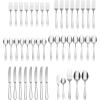 imageOneida B336045A Mooncrest 45Piece Flatware Set Service for 8Silver45 Piece45 Piece