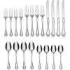 imageOneida Boutonniere 45 Piece Everday Flatware Service for 8 180 Stainless Steel Silverware Set Dishwasher Safe Multi20 Piece