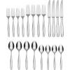 imageOneida Camlynn Everyday Flatware Dinner Forks 180 Stainless Steel Set of 4 Silver20Piece Flatware Set