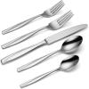 imageOneida Camlynn Everyday Flatware Dinner Forks 180 Stainless Steel Set of 4 Silver20Piece Flatware Set