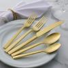 imageOneida Chefs Table Champagne 20 Piece Everyday Flatware Set Service for 4 180 Stainless Steel Silverware Set20 Piece