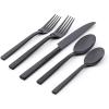 imageOneida Chefs Table Champagne 20 Piece Everyday Flatware Set Service for 4 180 Stainless Steel Silverware Set20 Piece