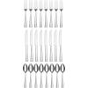 imageOneida Chefs Table Champagne 20 Piece Everyday Flatware Set Service for 4 180 Stainless Steel Silverware Set370 LB