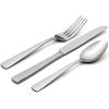 imageOneida Chefs Table Champagne 20 Piece Everyday Flatware Set Service for 4 180 Stainless Steel Silverware Set370 LB