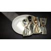 imageOneida Chefs Table Champagne 20 Piece Everyday Flatware Set Service for 4 180 Stainless Steel Silverware SetService for 4