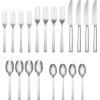imageOneida Chefs Table Champagne 20 Piece Everyday Flatware Set Service for 4 180 Stainless Steel Silverware SetService for 4