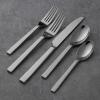 imageOneida Chefs Table Champagne 20 Piece Everyday Flatware Set Service for 4 180 Stainless Steel Silverware SetService for 4