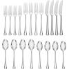 imageOneida Faceta 20 Piece Fine Flatware Set Service for 4 1810 Stainless Steel Silverware SetService for 4