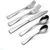 imageOneida Grayson 20 Piece Everyday Flatware Set Service for 4 180 Stainless Steel Silverware Set Dishwasher Safe45Piece Flatware Set