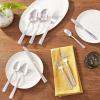 imageOneida H019045B Madison Avenue 45Piece Everyday Flatware Set Service For 8 Mirror Finish45 Count