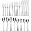 imageOneida H019045B Madison Avenue 45Piece Everyday Flatware Set Service For 8 Mirror FinishService for 4