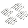 imageOneida Ivy Flourish 20 Piece Fine Flatware Set Service for 4 1810 Stainless Steel Silverware Set
