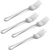 imageOneida Little Love 6 Piece Fine Flatware Progress 1810 Stainless Steel Silverware SetSalad Forks  Set of 4