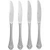 imageOneida Marquette Fine Flatware Dinner Knives Set of 4 188 Stainless Steel Silverware Set Dishwasher Safe4 Count