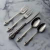 imageOneida Michelangelo Fine Flatware Teaspoons Set of 4  1810 Stainless Steel Silverware Set Dishwasher Safe20Piece Flatware Set