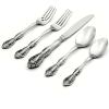 imageOneida Michelangelo Fine Flatware Teaspoons Set of 4  1810 Stainless Steel Silverware Set Dishwasher Safe20Piece Flatware Set