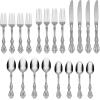 imageOneida Michelangelo Fine Flatware Teaspoons Set of 4  1810 Stainless Steel Silverware Set Dishwasher Safe20Piece Flatware Set