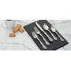 imageOneida Michelangelo Fine Flatware Teaspoons Set of 4  1810 Stainless Steel Silverware Set Dishwasher Safe5Piece Flatware Set