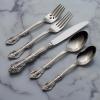 imageOneida Michelangelo Fine Flatware Teaspoons Set of 4  1810 Stainless Steel Silverware Set Dishwasher Safe5Piece Flatware Set