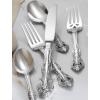 imageOneida Michelangelo Fine Flatware Teaspoons Set of 4  1810 Stainless Steel Silverware Set Dishwasher SafeSalad Fork