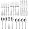 imageOneida Quadratic 20 Piece Everyday Flatware Set Service for 4 180 Stainless Steel Silverware Set36 x 63 x 103 inches