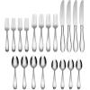 imageOneida Reyna 20 Piece Set Service for 4 180 Stainless Steel Silverware Set Dishwasher Safe20Piece Flatware Set