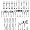 imageOneida Reyna 20 Piece Set Service for 4 180 Stainless Steel Silverware Set Dishwasher Safe45Piece Flatware Set