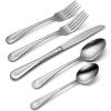 imageOneida Satin Sand Dune 12 Piece Everyday Flatware Set Service for 4  180 Stainless Steel Silverware Set Dishwasher SafeSet of 4