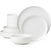 imageOneida 896602 24 Seven Black Rim 12Piece Dinnerware SetWhite