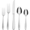 imageOneida B336045A Mooncrest 45Piece Flatware Set Service for 8Silver45 Piece45 Piece