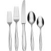 imageOneida Camlynn Everyday Flatware Dinner Forks 180 Stainless Steel Set of 4 Silver20Piece Flatware Set
