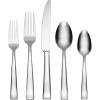 imageOneida H147020A Monolith 20 Piece Everyday Flatware 180 Stainless Steel Silverware Set Service for 4Service for 4