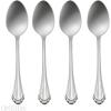imageOneida Marquette Fine Flatware Dinner Knives Set of 4 188 Stainless Steel Silverware Set Dishwasher Safe015 LB