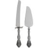 imageOneida Michelangelo Fine Flatware Teaspoons Set of 4  1810 Stainless Steel Silverware Set Dishwasher Safe2Piece Cake Set